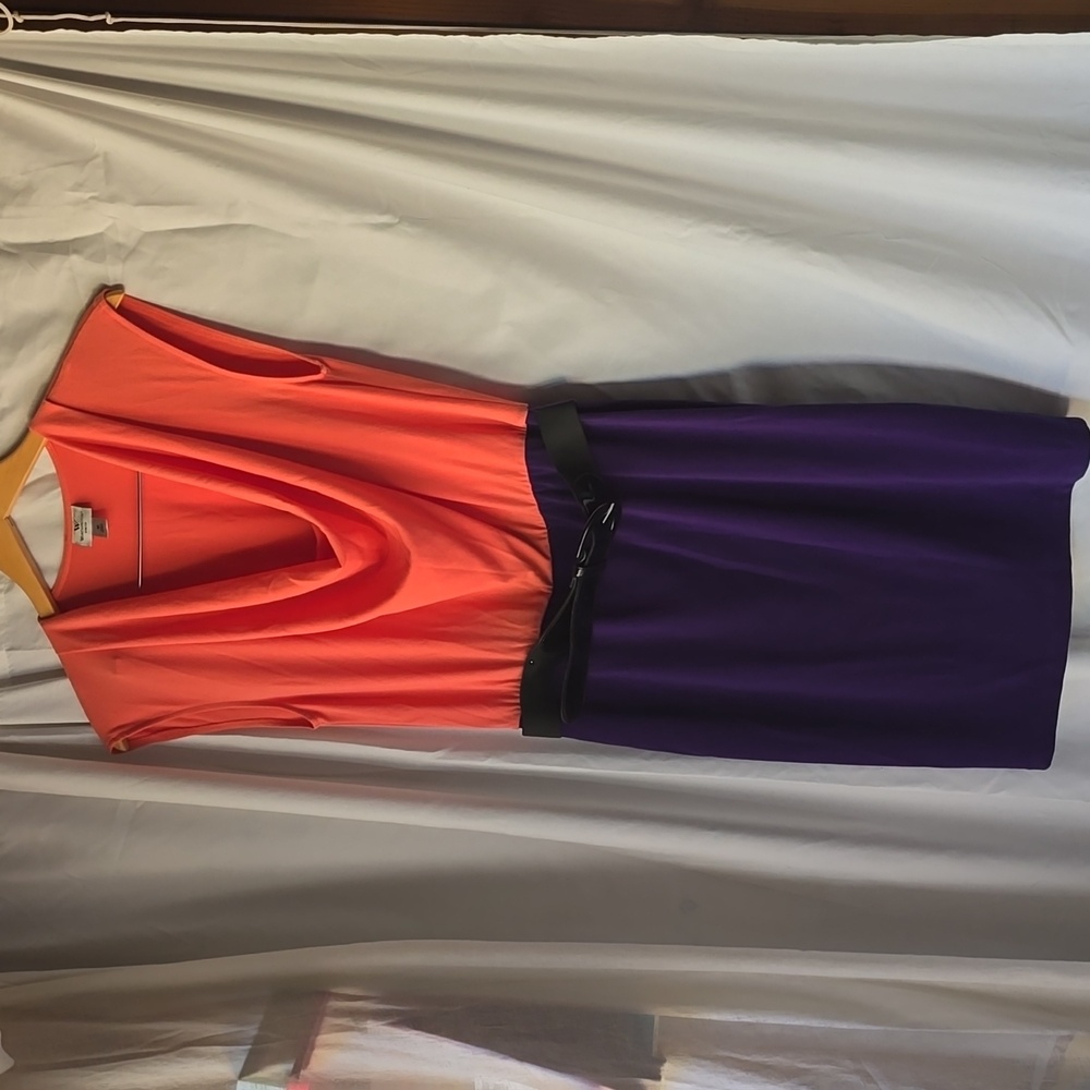 Worthington Orange and Purple Dress